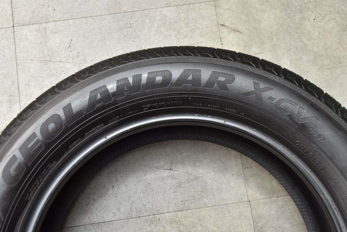 新車外し品】ヨコハマ ジオランダー X-CV G057 265/55R20 4本 レクサス 