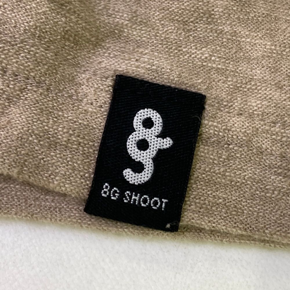 サイズ：L 8G SHOOT エイジシュート モックネック 半袖Tシャツ パイル