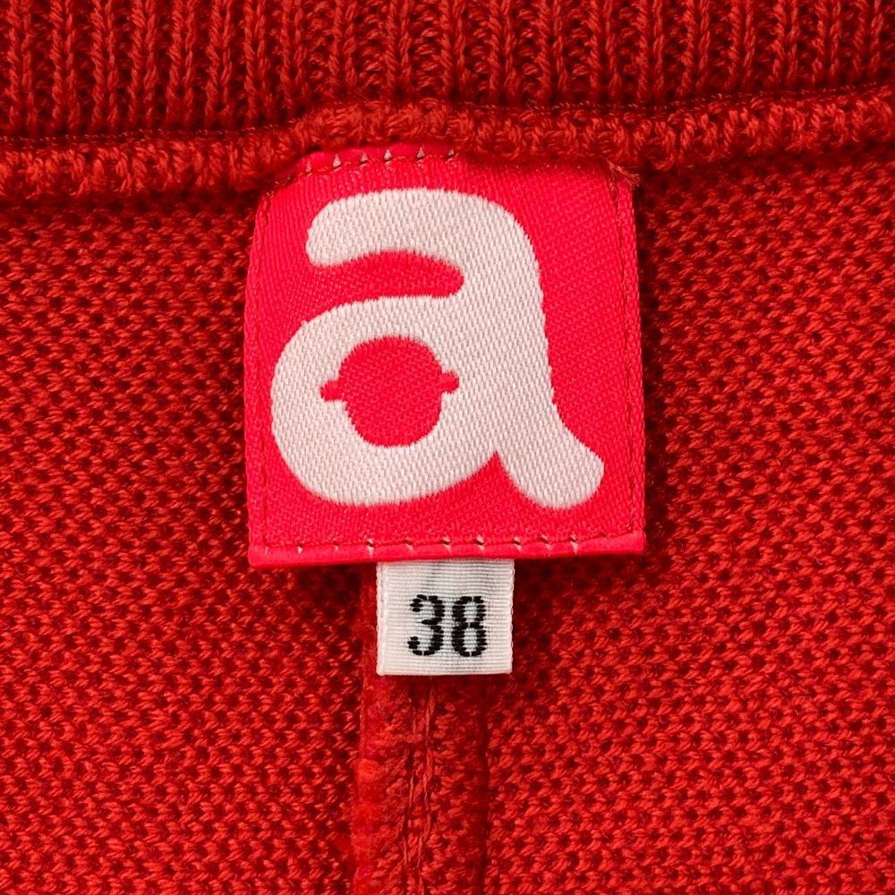 サイズ：38 ARCHIVIO アルチビオ ニットスカート レッド系