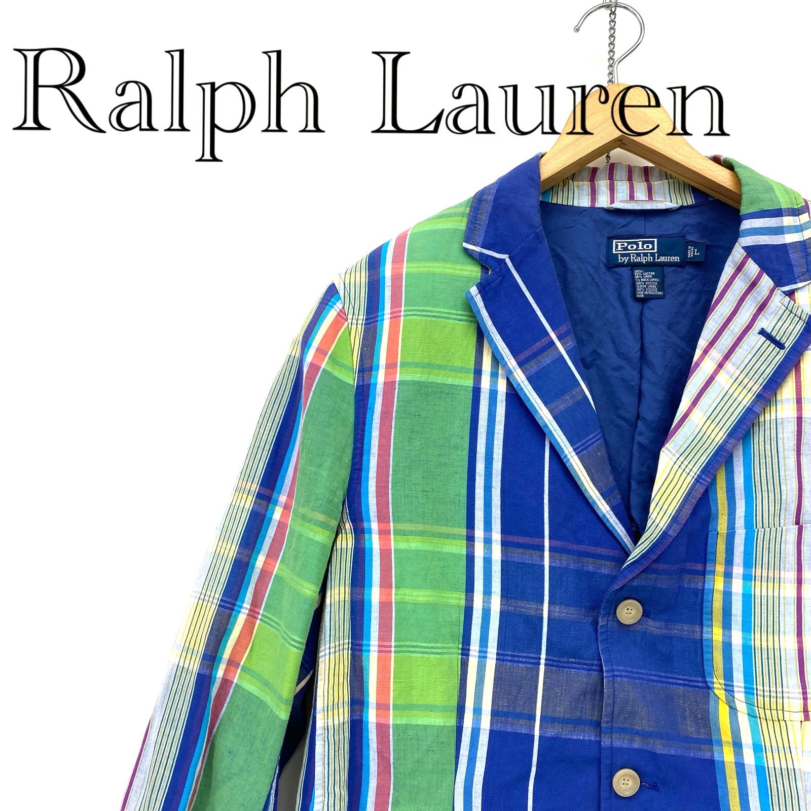Ralph Laure ラルフローレン マルチカラー テーラードジャケット