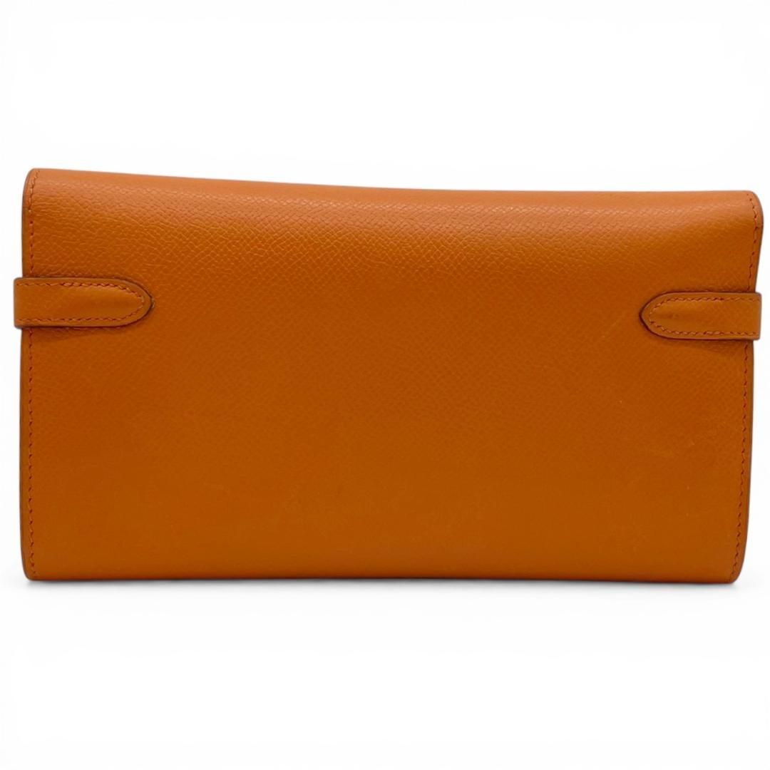 超極美品】エルメス HERMES 二つ折り長財布 ケリーウォレット ヴォー 