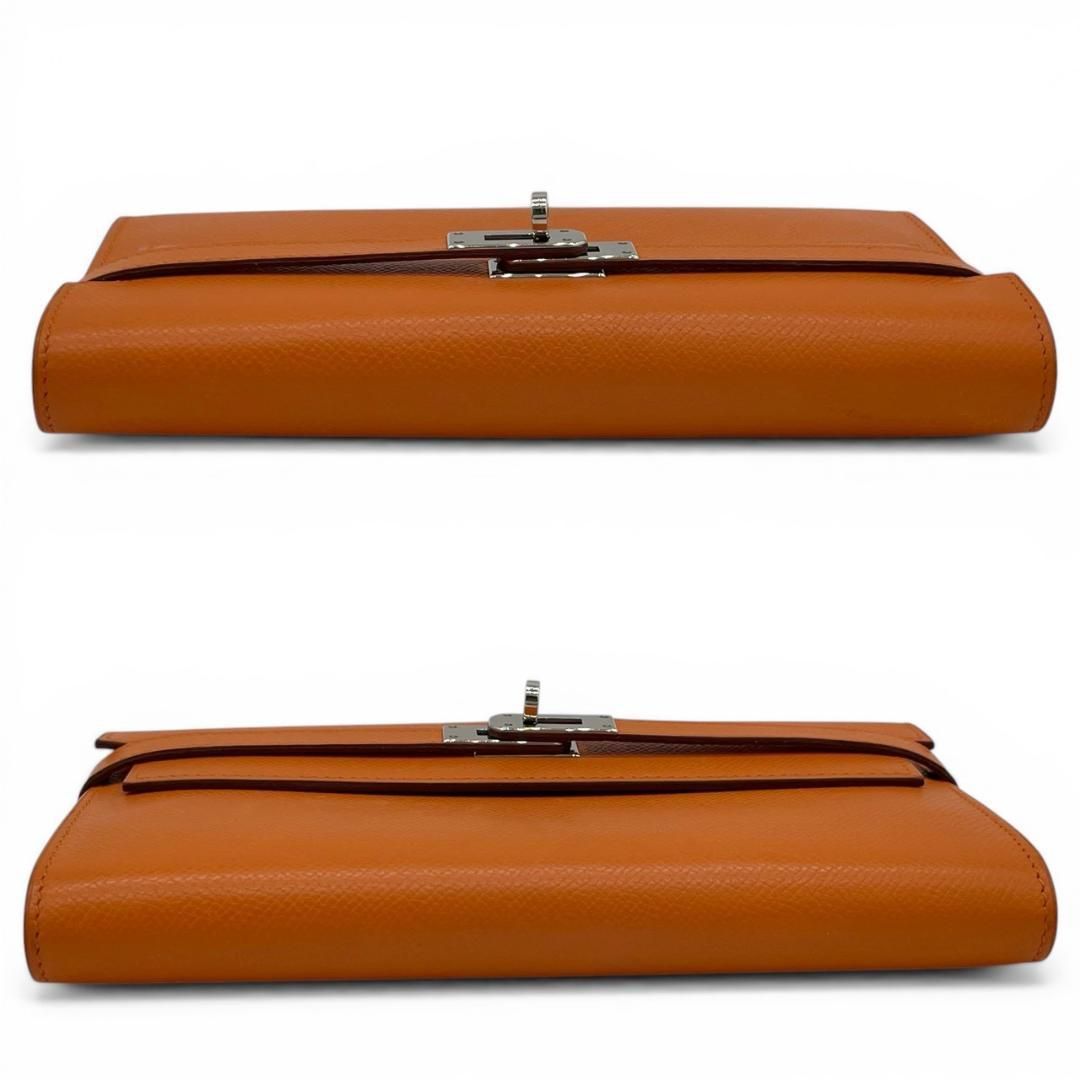 超極美品】エルメス HERMES 二つ折り長財布 ケリーウォレット ヴォー 