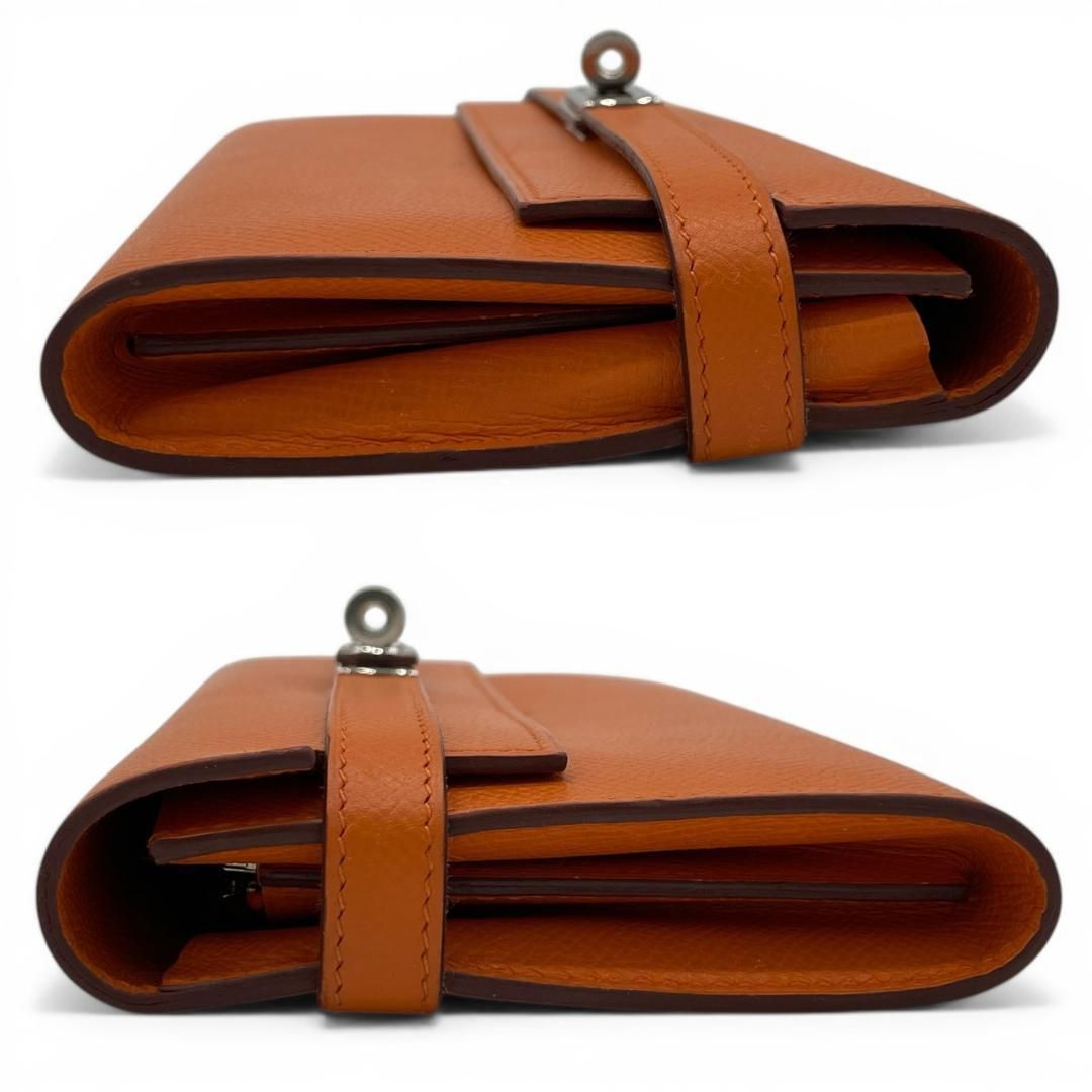 超極美品】エルメス HERMES 二つ折り長財布 ケリーウォレット ヴォー 