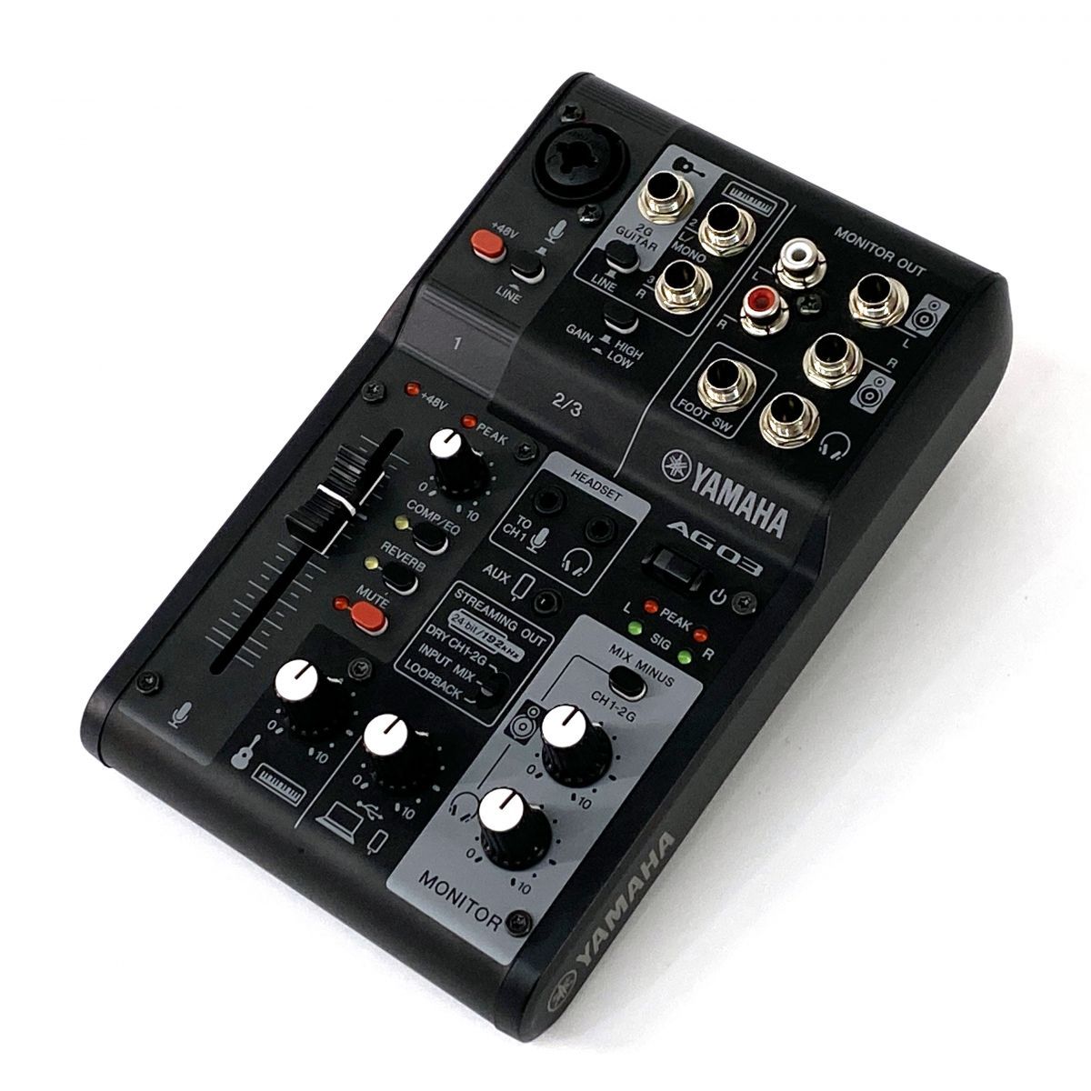 YAMAHA ヤマハ AG03 MK2 B LIVE STREAMING MIXER オーディオ 