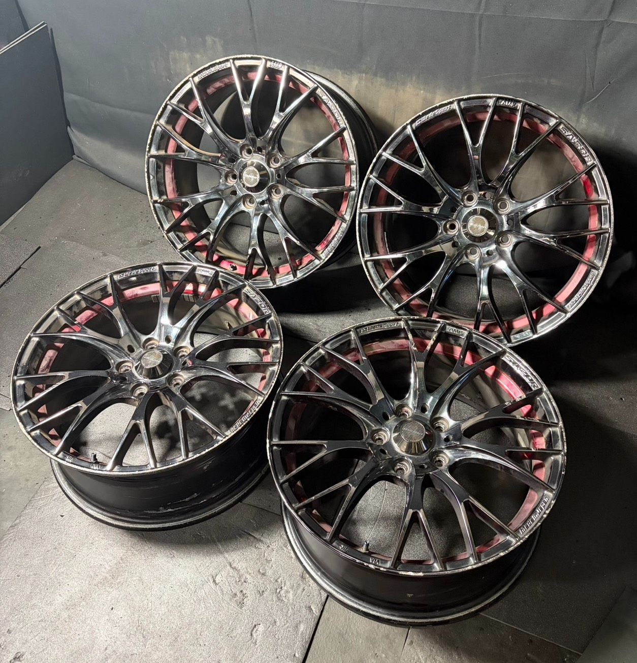 weds Sport SA20R 18インチ 7.5J +45 PCD 114.3 ハブ径約73mm ウェッズ