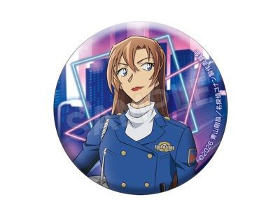 萩原千速 劇場版 名探偵コナン ハイウェイの堕天使 ネオン缶バッジ