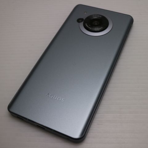 美品 SoftBank AQUOS R7 A202SH シルバー スマホ 白ロム 土日祝発送OK