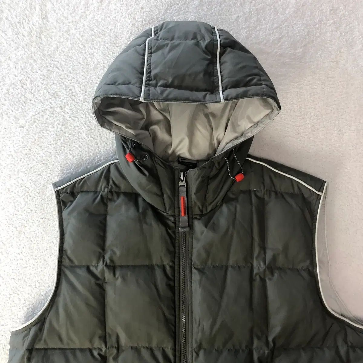 NIKE ダウンベスト ナイキ 00年代 古着 Nike ファー ダブルジップ