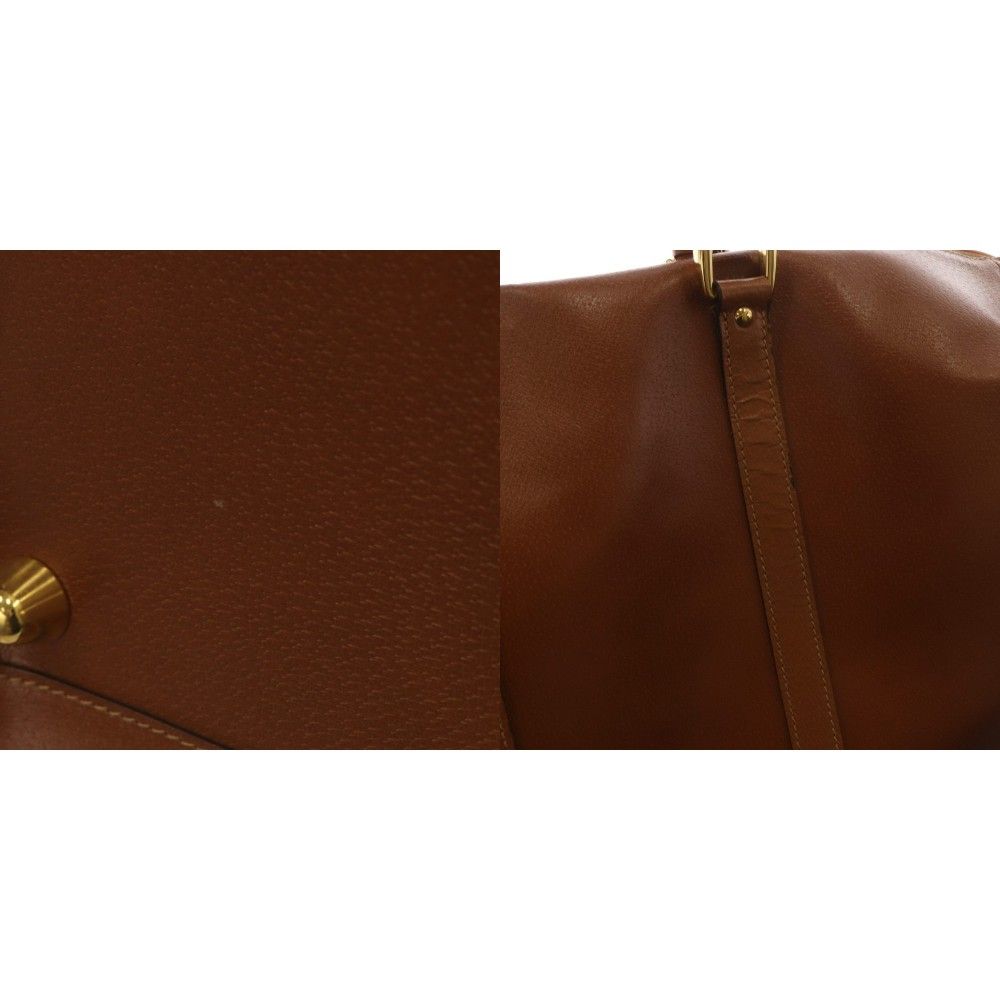 極美品グッチ 2way ボストンバッグ キャメル ブラウンGUCCI