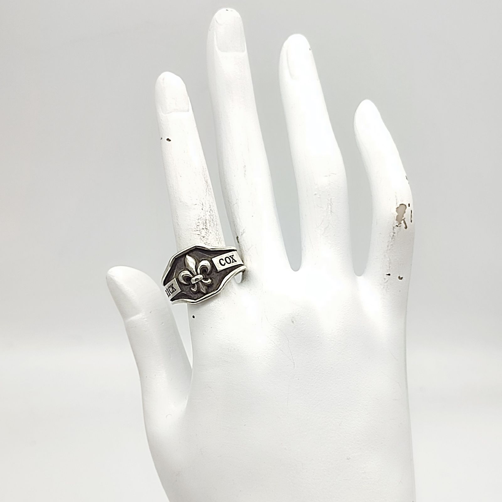美品】PATRICK COX パトリックコックス フレアデザインリング ユリの 