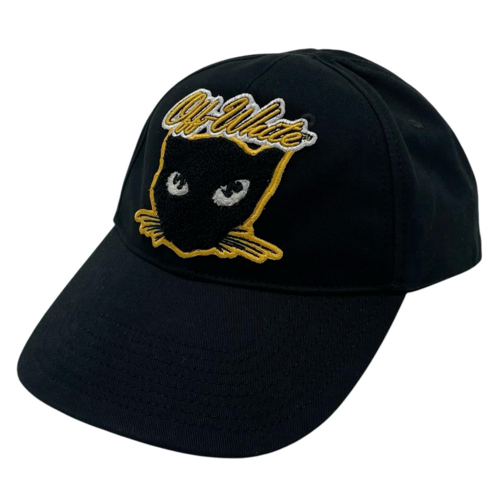 【中古】OFF-WHITE | オフホワイト BASEBALL CAP WITH PATCH キャップ 帽子 ブラック【尾張小牧店】 中古】OFF-WHITE | オフホワイト BASEBALL CAP WITH PATCH キャップ