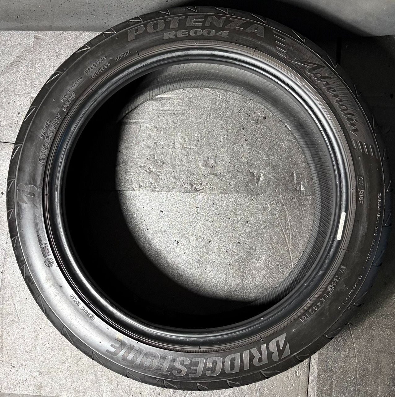 2021年製 約9～9.2分山 ブリヂストン BRIDGESTONE ポテンザ POTENZA 
