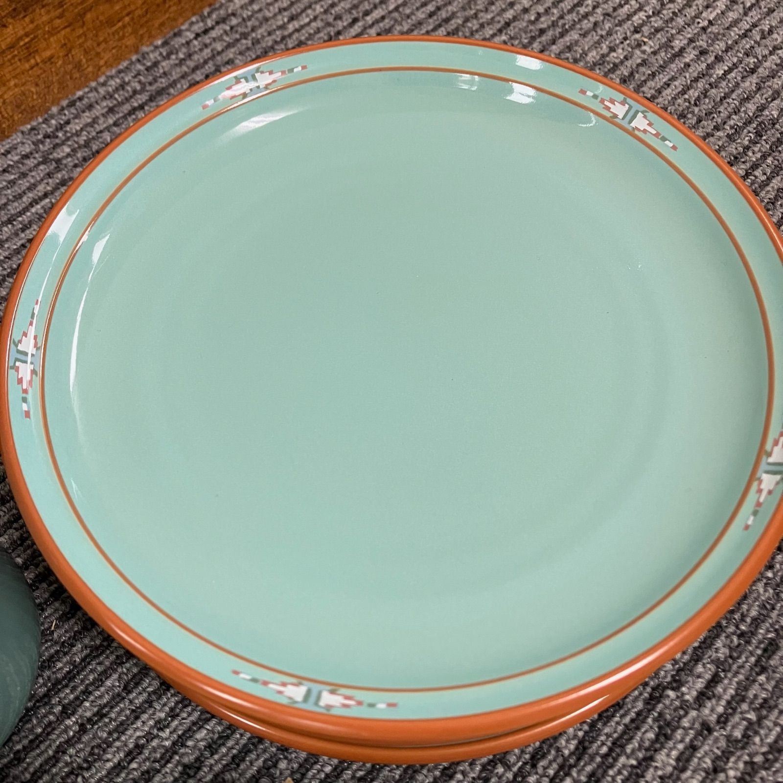 美品】ノリタケ ボルダーリッジ モーニングプレート ストーンウェア