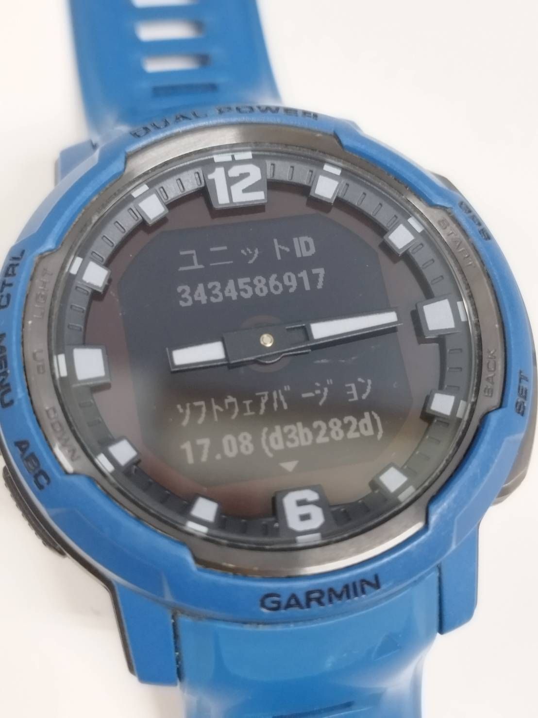 良品】GARMIN INSTINCT CROSSOVER DUAL POWER/010-02730-42 
