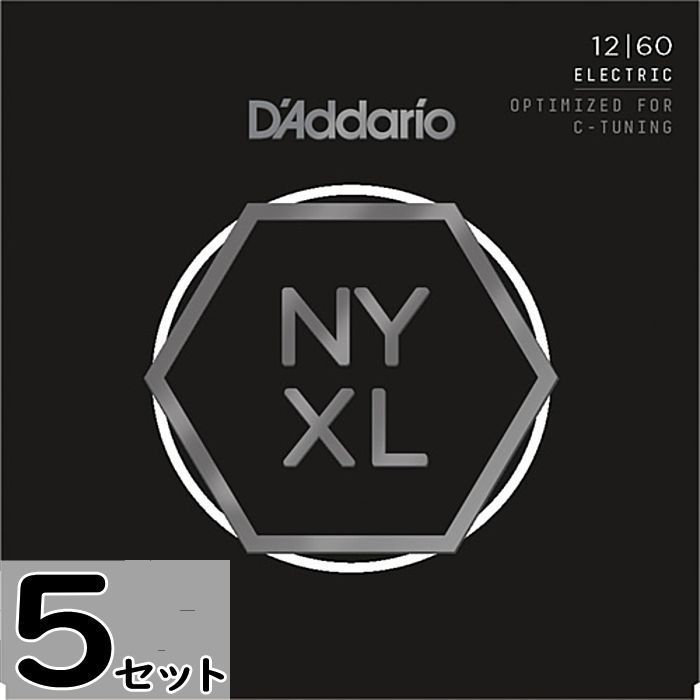 5セット D'Addario NYXL1260 Extra Heavy 012-060 ダダリオ エレキギター弦 7,213円