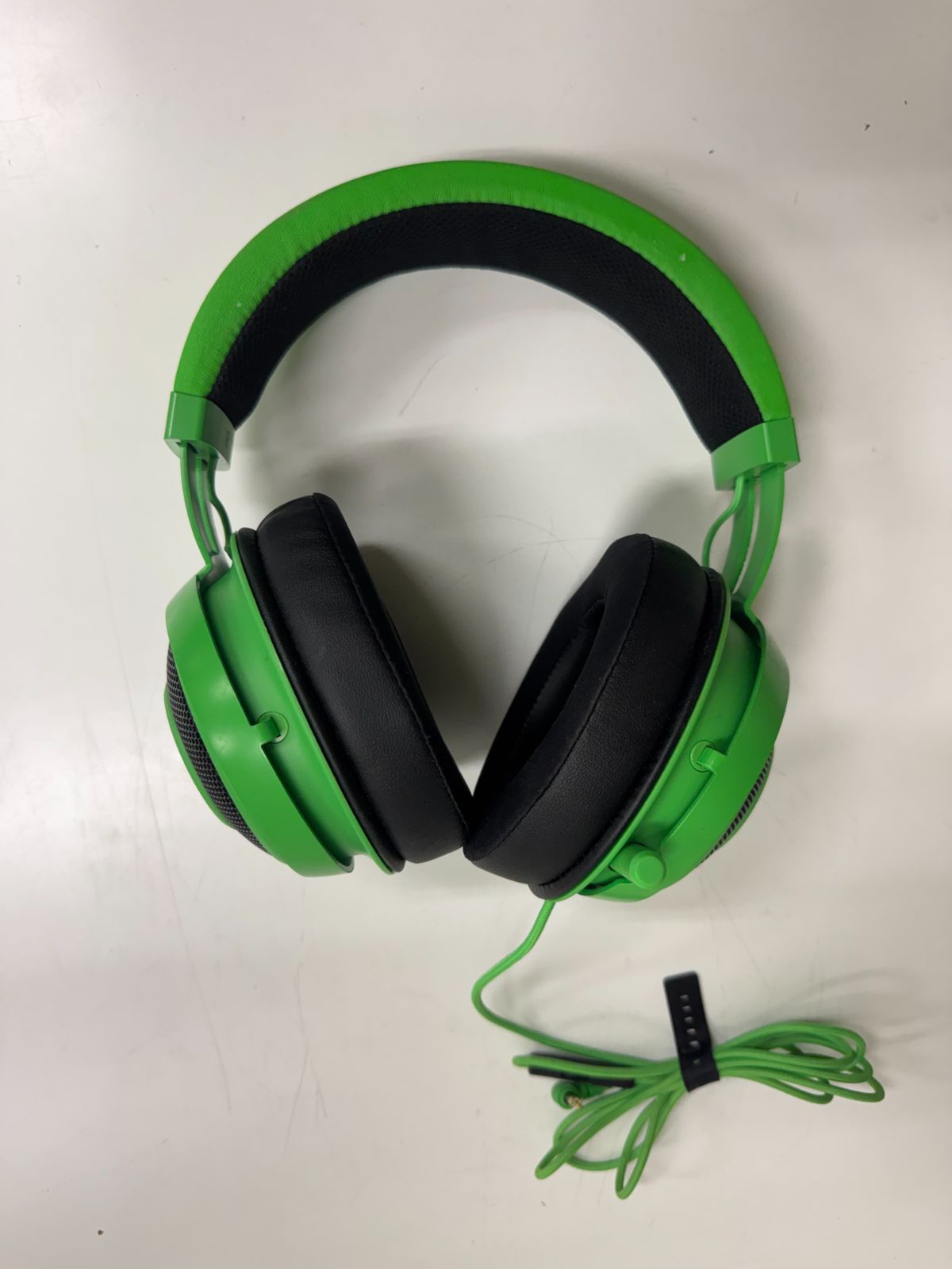 ジャンク品】RAZER ゲーミングヘッドセット グリーン - メルカリ