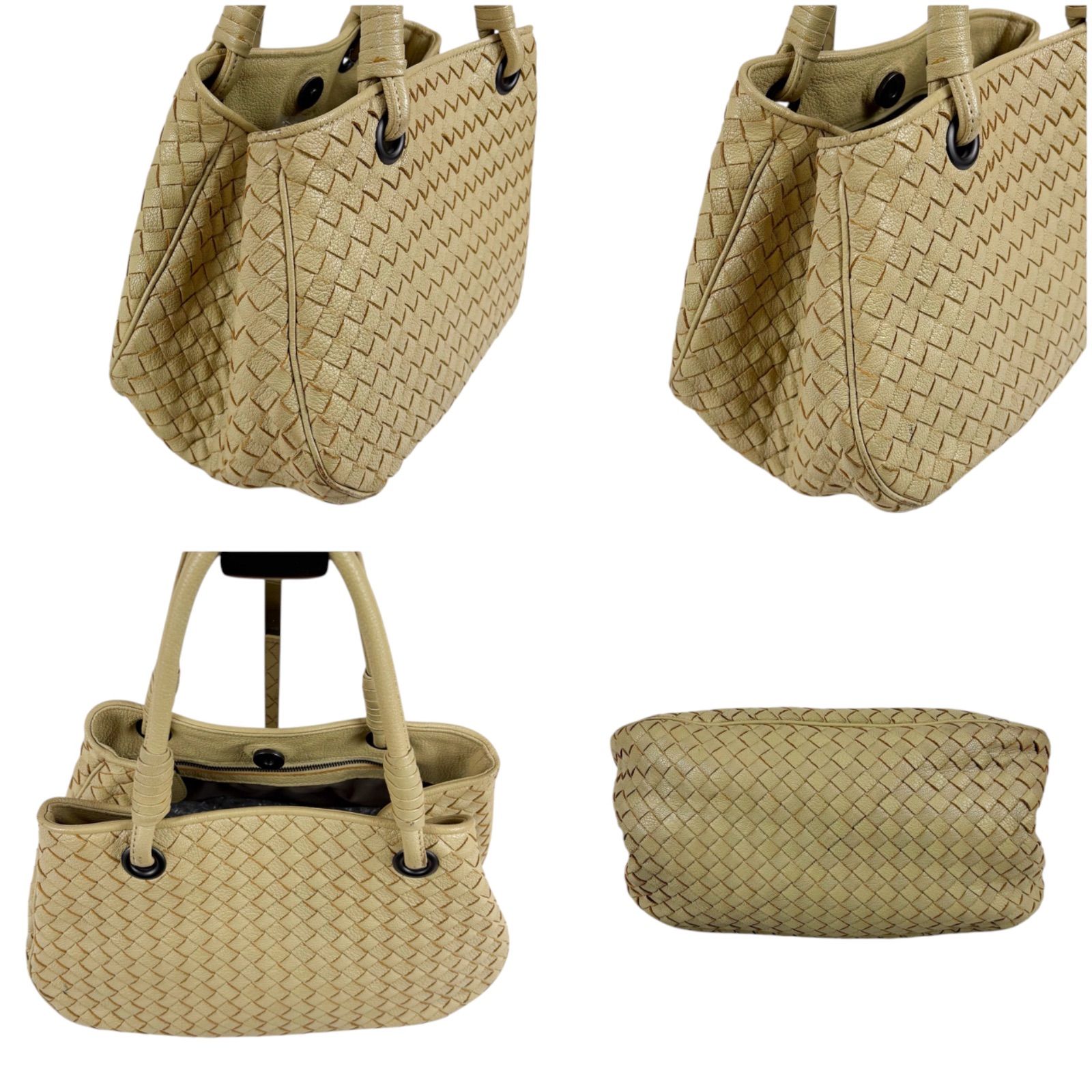 ボッテガヴェネタ BOTTEGA VENETA イントレチャートレザー サッチェル 