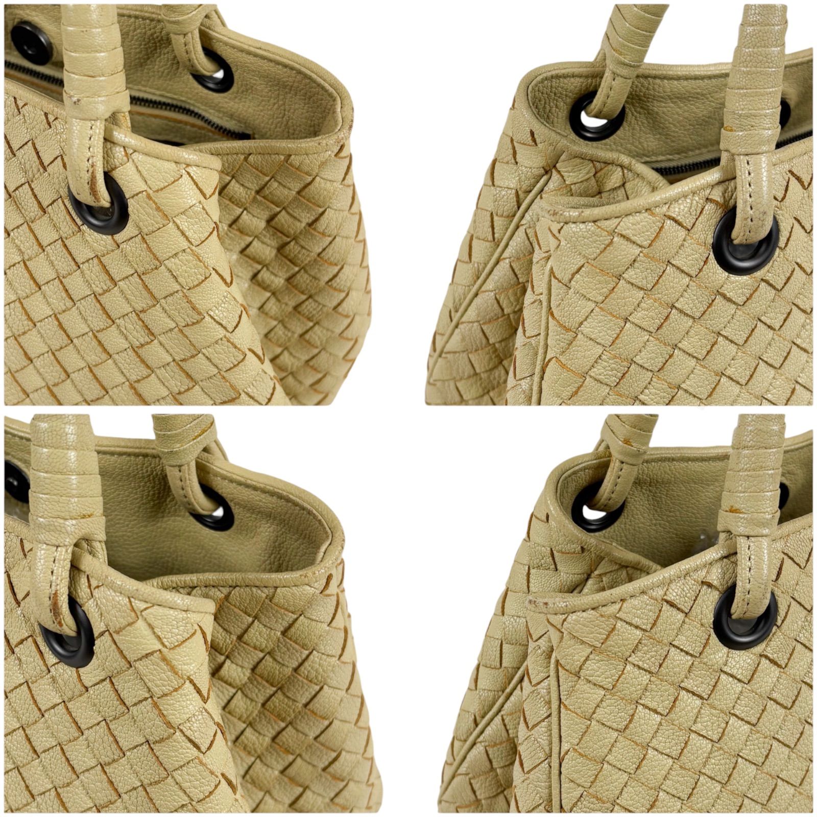 ボッテガヴェネタ BOTTEGA VENETA イントレチャートレザー サッチェル 