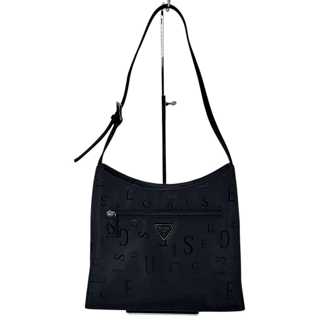 B-34 美品 GUESS ゲス ショルダーバッグ ワンショルダー ブラック 