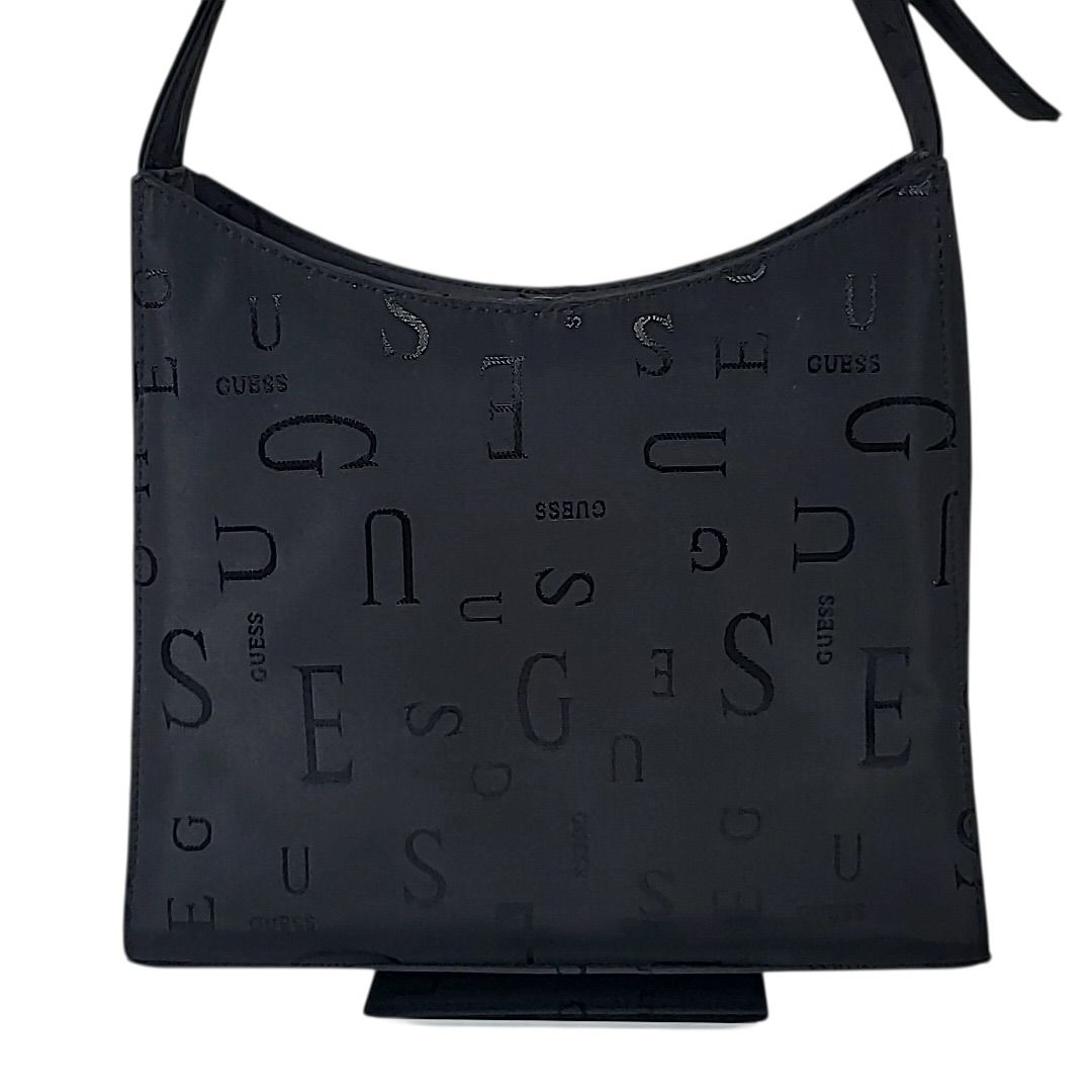 B-34 美品 GUESS ゲス ショルダーバッグ ワンショルダー ブラック 
