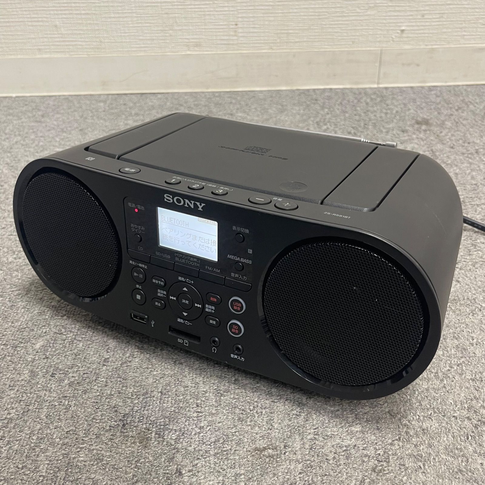 NPA】ジャンク 2017年製 SONY ソニー パーソナルオーディオシステム ZS