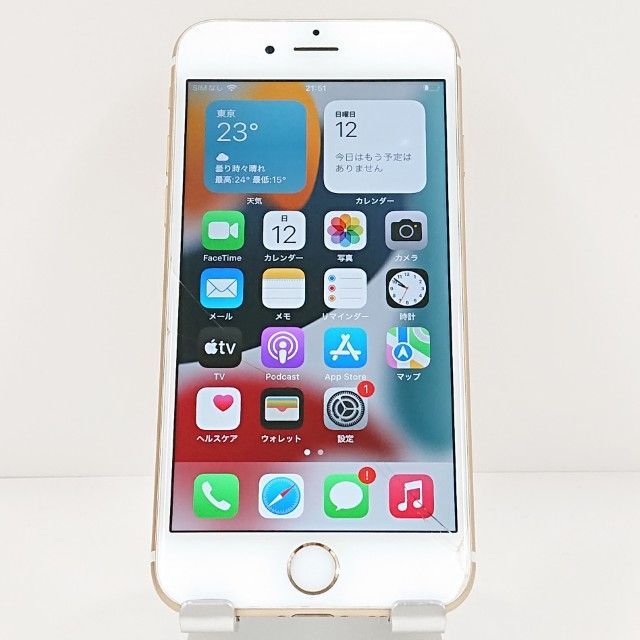 ジャンク品】iPhone6s 64GB SoftBank ゴールド 送料無料 本体 c18813 