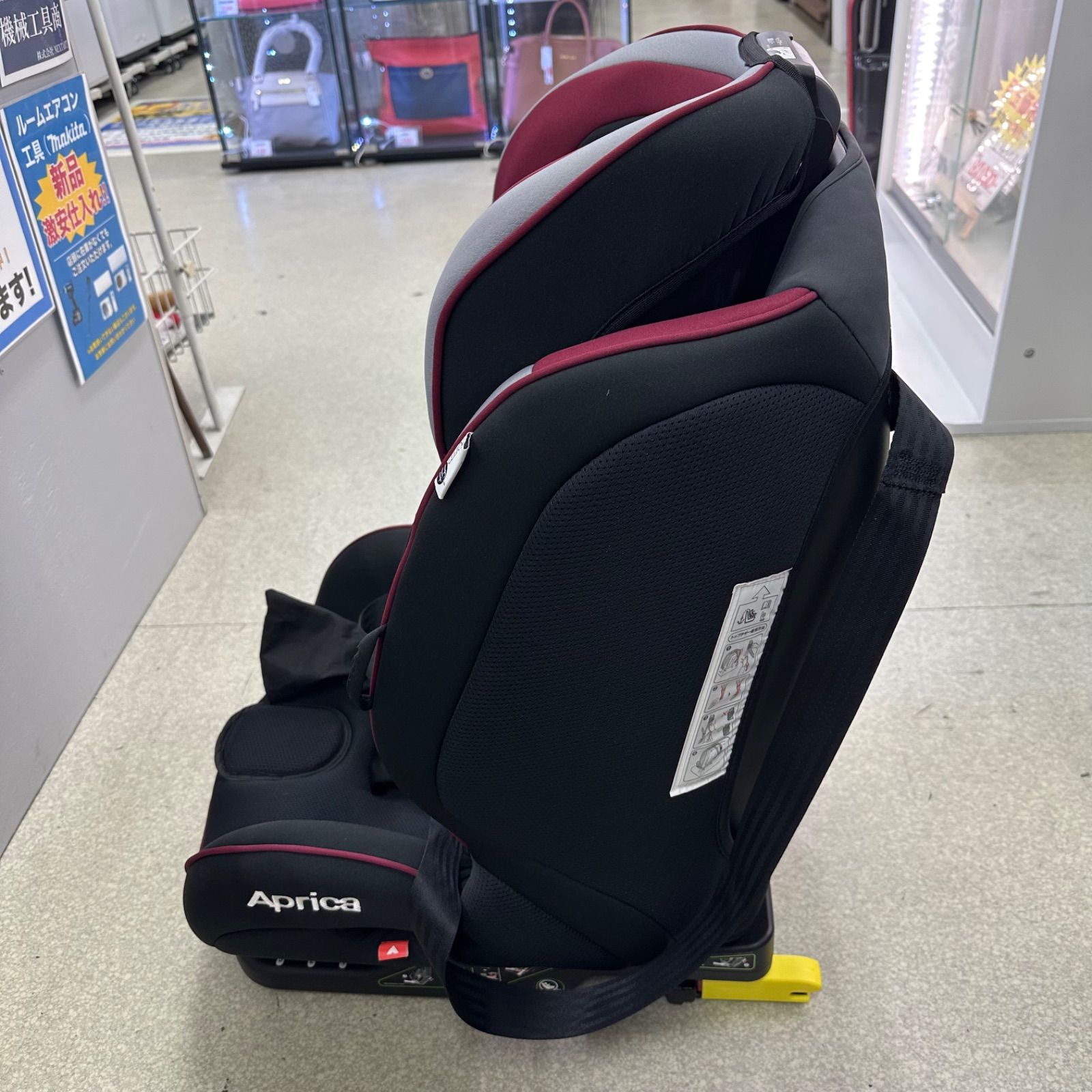 ?198【美品】Aprica チャイルドシート&ジュニアシート formfit ISOFIX 