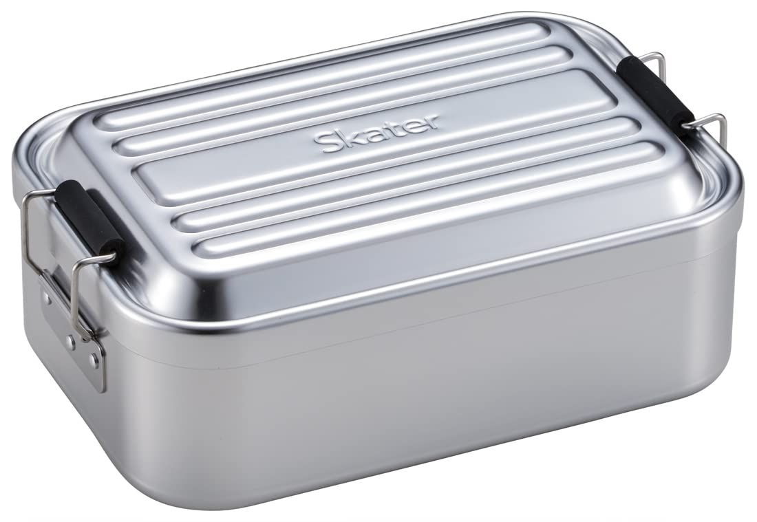 新品 スケーター(Skater) 弁当箱 深型 1000ml 大容量 ふわっと盛れる アルミ製 男性用 シルバー AFTD10-A