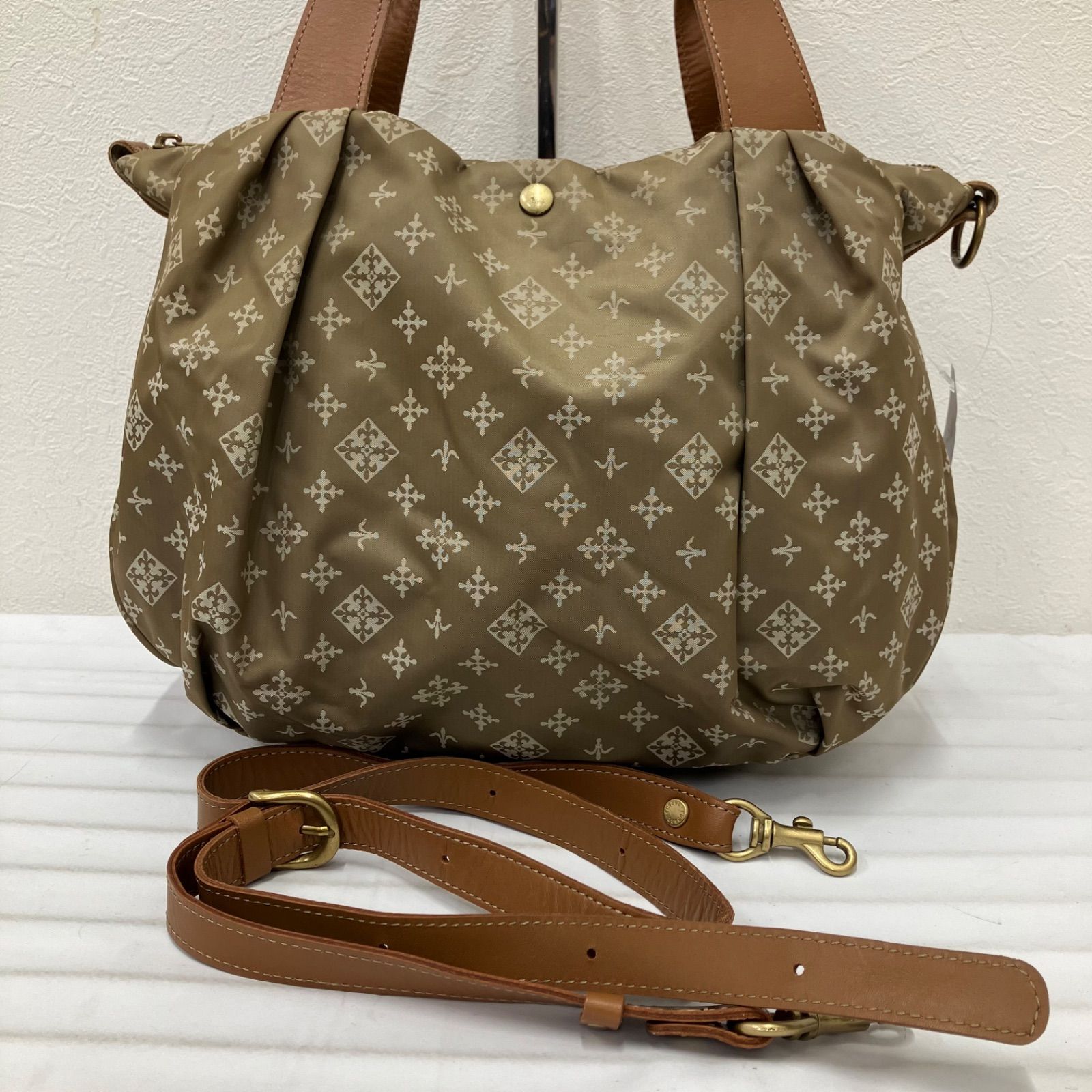 美品　russet ミニショルダートート 1545 russet ラシット 2way ショルダーバッグ トートバッグ