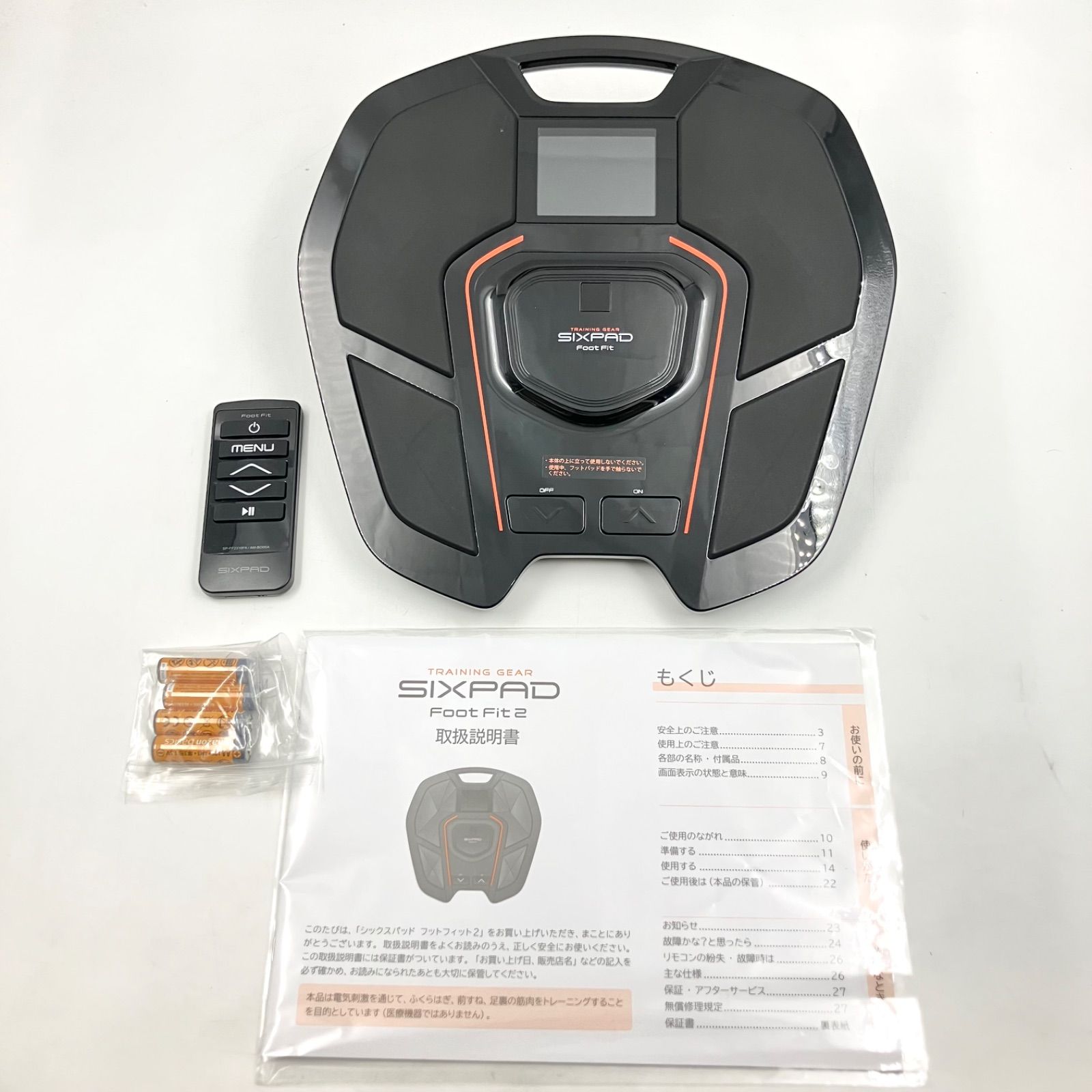 シックスパッド SIXPAD Foot Fit 2 フットフィット2 ブラック MTG EMS