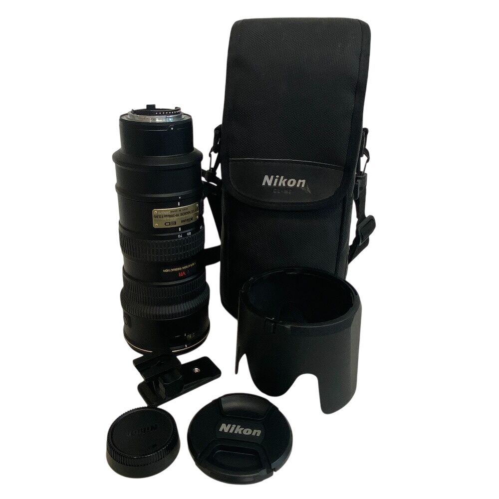 Nikon ニコン AF-S VR-NIKKOR 70-200mm F2.8G ED アルミ デジタルカメラ ブラック メンズ