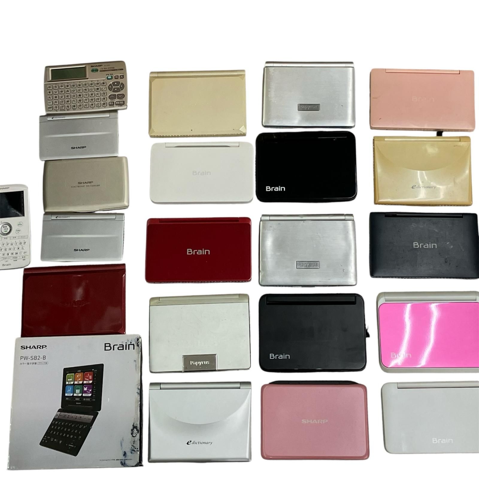 186001 動作未確認 SHAP シャープ 電子辞書まとめ売り 22点まとめ売り 