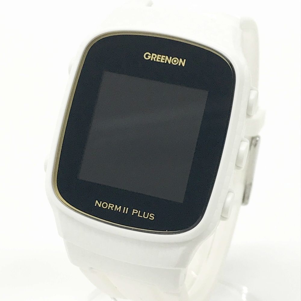 GREEN ON グリーンオン THE GOLF WATCH NORM 2 PLUS GPSナビ ホワイト
