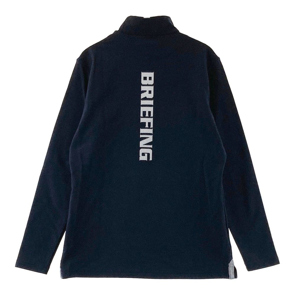 ゴルフ BRIEFING ネイビー 長袖ハイネックシャツ S