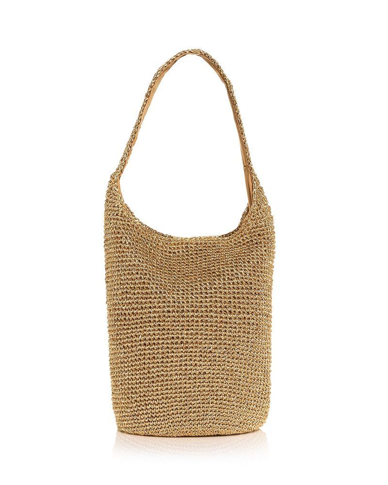 レディース アクア レディース バッグ トール AQUA llic Woven Tote Exclusive Gold ゴールド