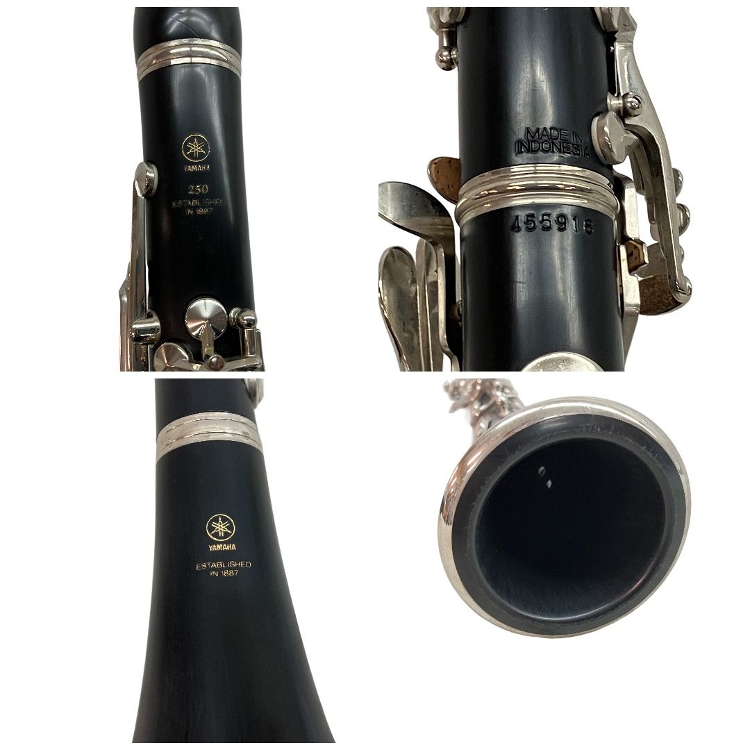 YAMAHA YCL-250 クラリネット ケース付き ヤマハ 吹奏楽 管楽器 中古