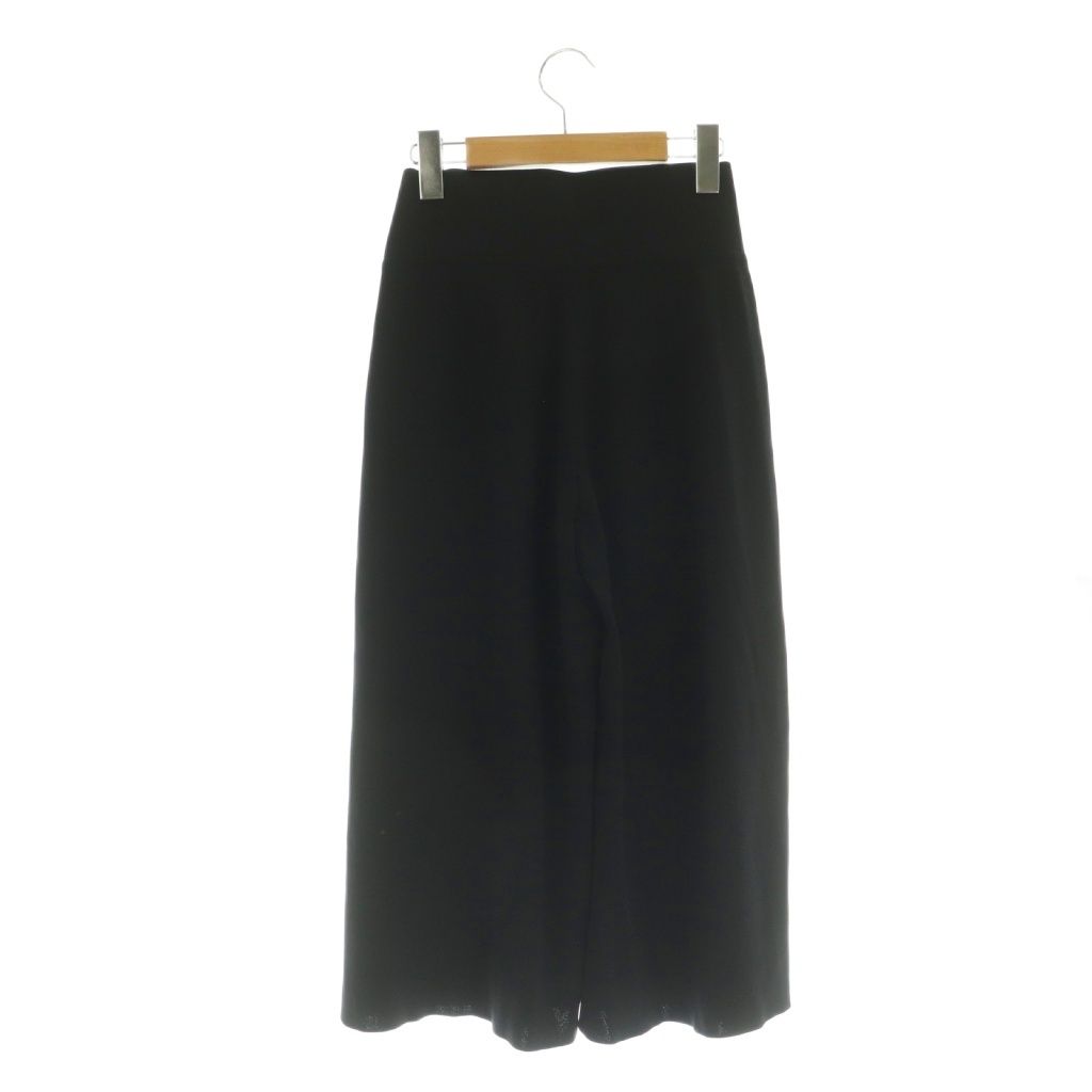 FOXEY ガウチョパンツ ブラック 38 フォクシーニューヨーク FOXEY NEW YORK ニットパンツ ガウチョ フレア