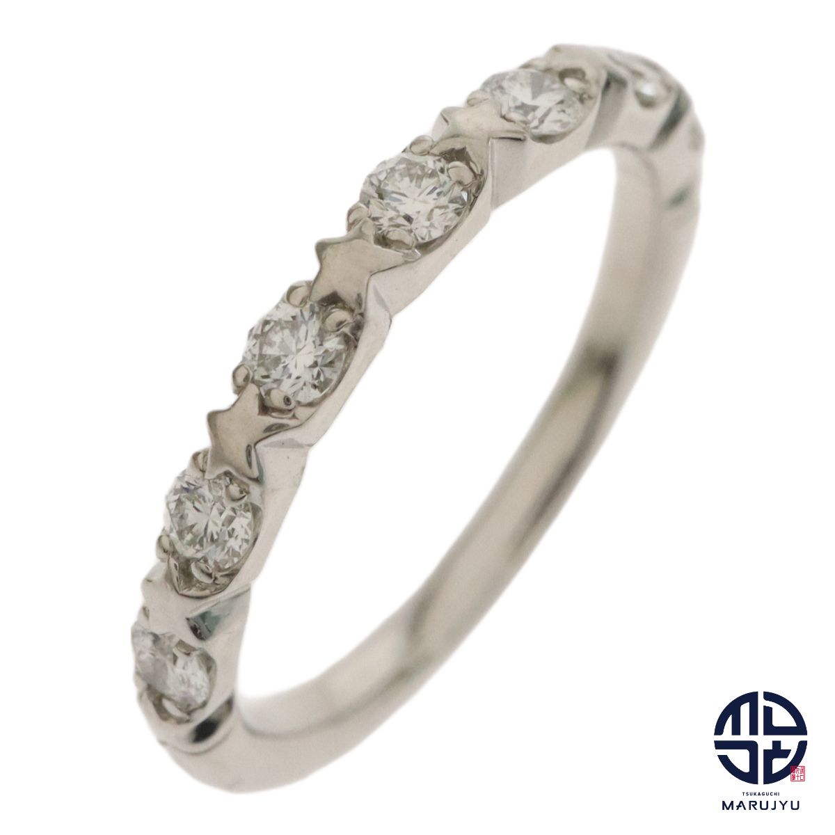 STAR JEWELRY スタージュエリー Pt950 プラチナ ダイヤ0.25ct スター 