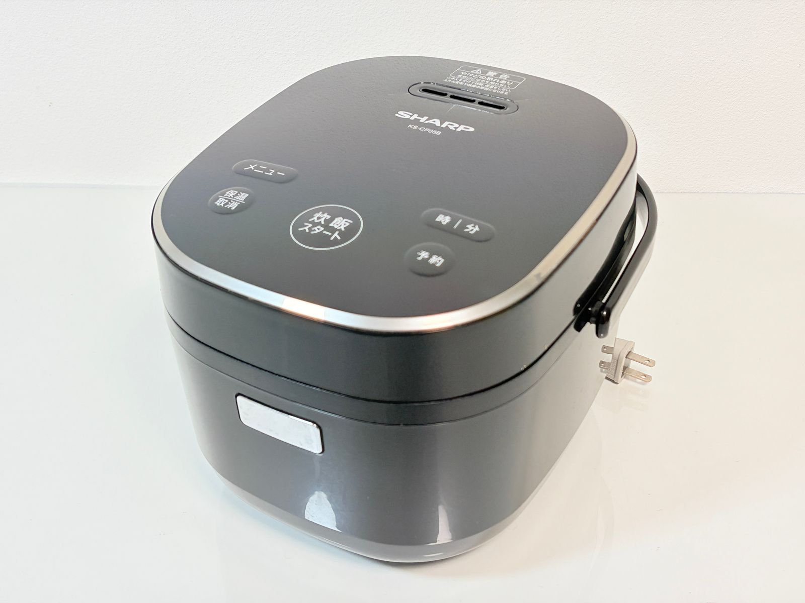 【中古】　　シャープ炊飯器 楽天市場】【中古】 シャープ 炊飯器 KS-CF05B-W 3合炊 ホワイト 小
