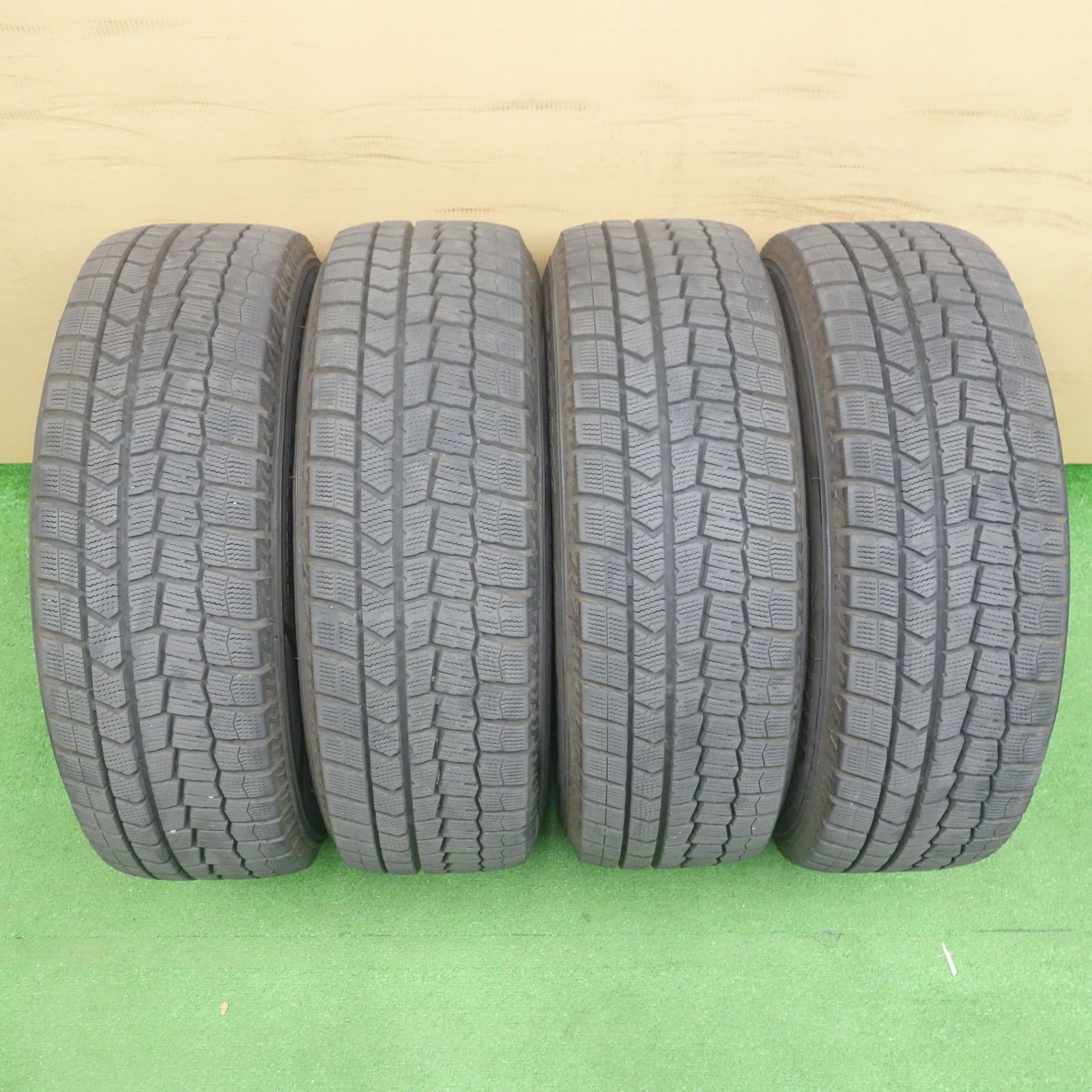 バリ溝！23年！キレイ！9.5分☆スタッドレス 195/65R15 ダンロップ 