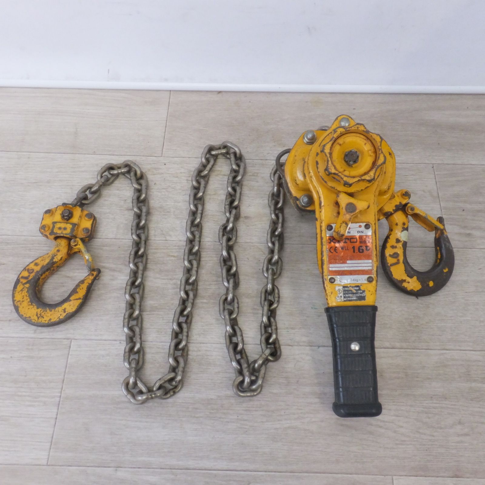 送料無料] ☆キトー KITO レバーブロック LB016 L5A 1.6t CHAIN V-7.1 