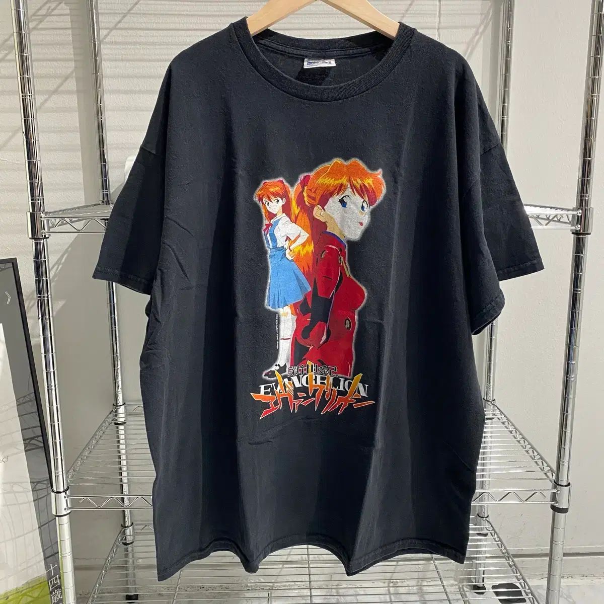 エヴァンゲリオン アスカ ブートレック アニメ Tシャツ-最上級品