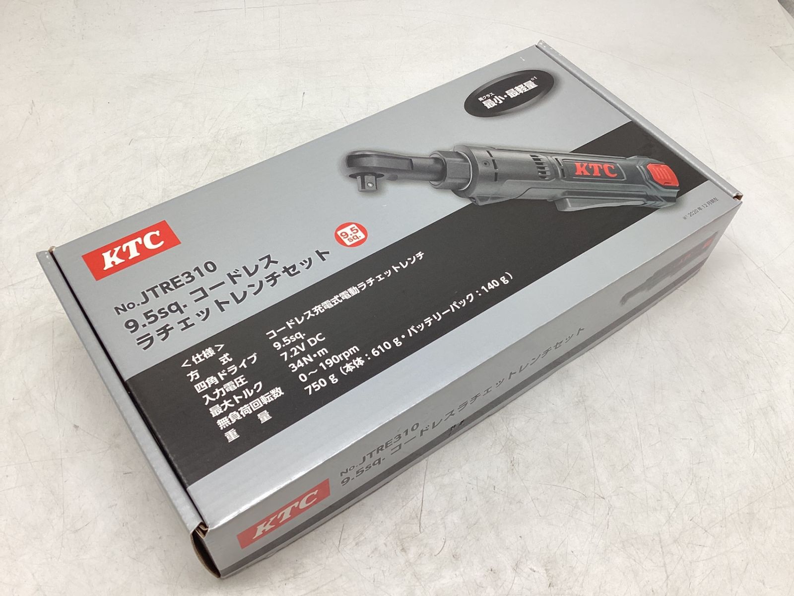 未使用】KTC/京都機械工具 JTRE310 ☆ 9.5sq.コードレスラチェット 