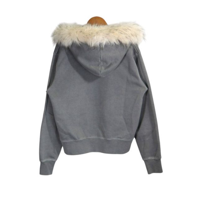 BEAMS FUTURE ARCHIVE FA. FUR ZIPHOOD GRAY サイズM 11-13-1496 