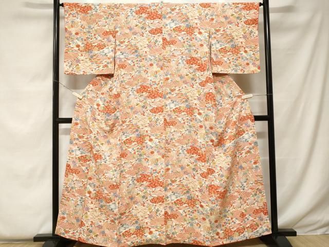 平和屋着物■上質な小紋　御所解文　正絹　逸品　CABF4374ev 平和屋着物□上質な小紋 御所解文 正絹 逸品 CABF4374ev - メルカリ