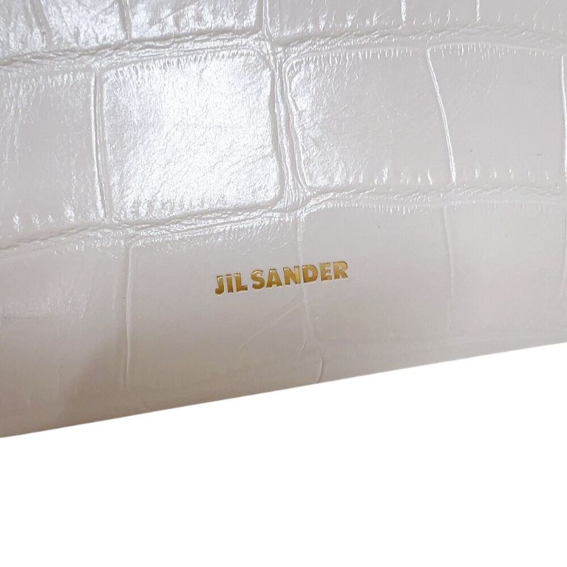 ジルサンダー JIL SANDER エンパイアスモールショルダーバッグ J07WD0051-P6574 アイボリー　ゴールド金具 レザー レディース ショルダーバッグ ジルサンダー JIL SANDER エンパイアスモールショルダーバッグ