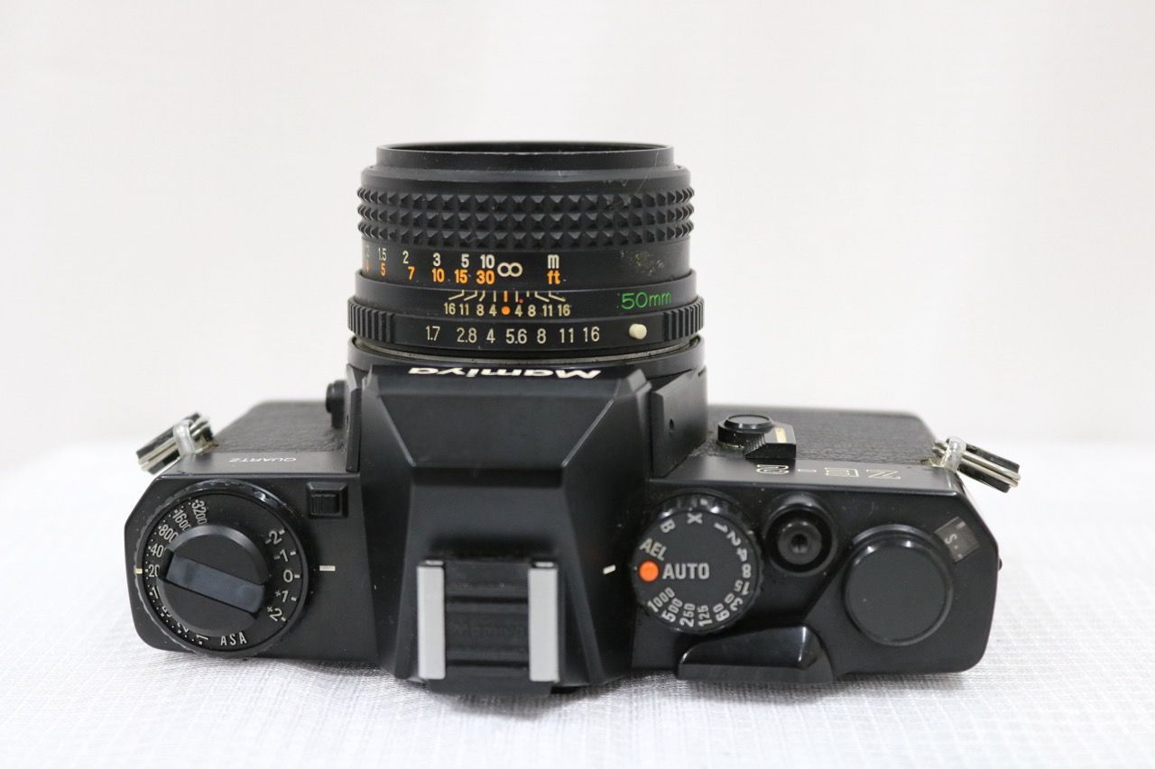 訳あり品】 マミヤ Mamiya ZE-2 QUARTZ MAMIYA-SEKOR 50mm F1.7 ボディ