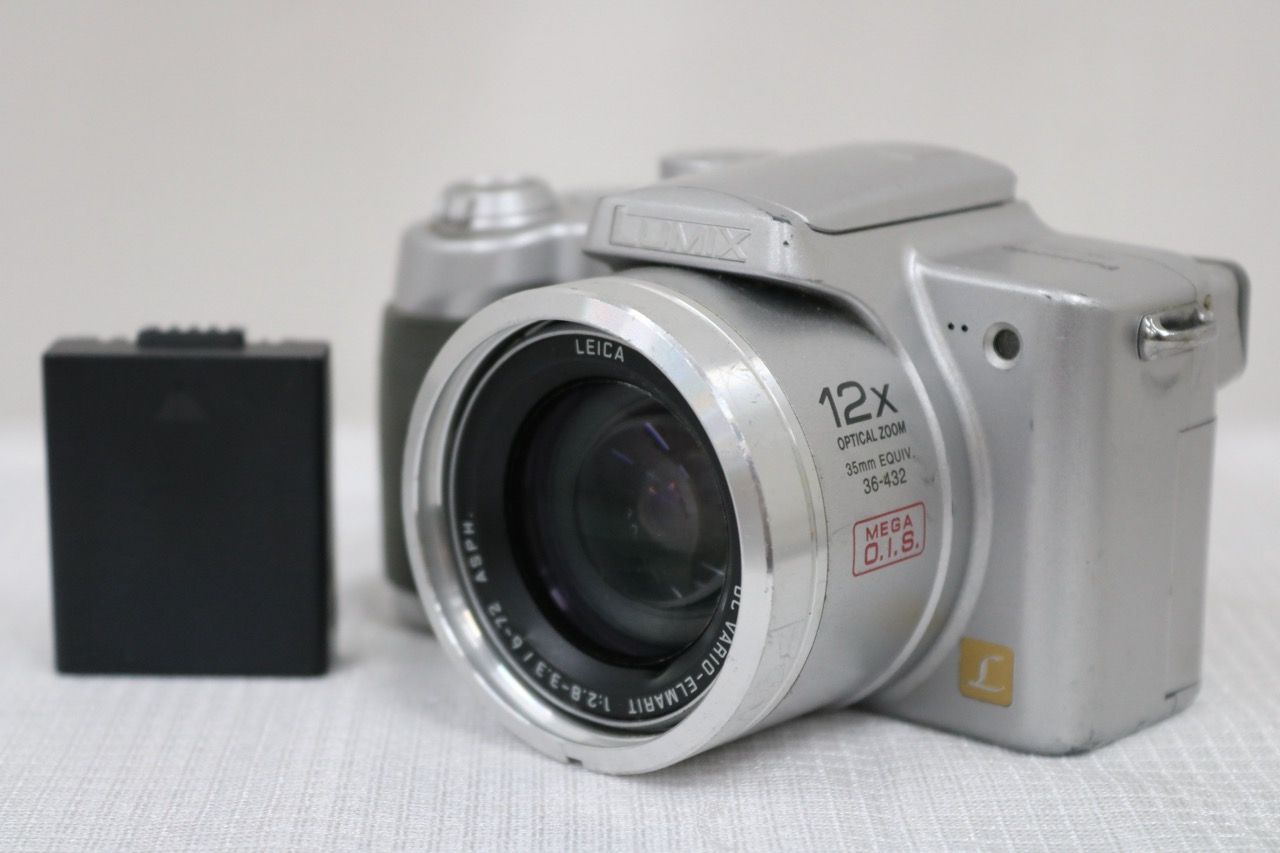 返品保証】 パナソニック Panasonic DMC-FZ5 12x バッテリー付き 