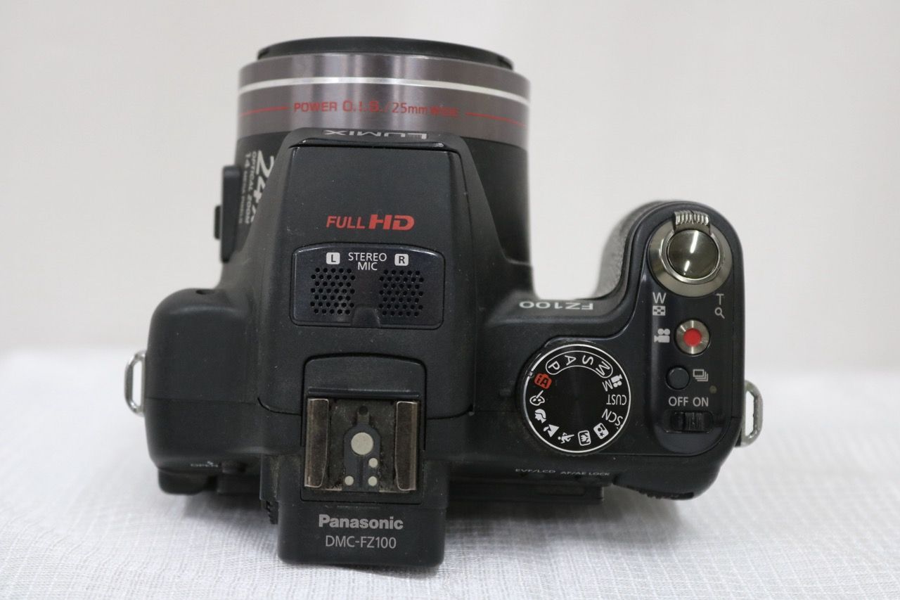 返品保証】 パナソニック Panasonic LUMIX DMC-FZ100 ブラック 24x 