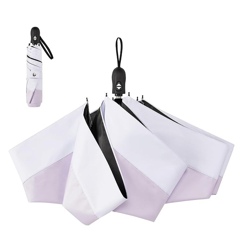 【新品】 konciwa 日傘 軽量 折りたたみ傘 UVカット率100% 完全遮光 遮熱 晴雨兼用 コンパクト 紫外線遮断 日焼け防止 耐風撥水 梅雨対策 携帯便利 収納ポーチ付き メンズ レディース 男女兼用 母の日 父の日 プレゼント 1